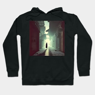 Mysterious light in old Medina Hoodie